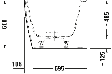 DuraSquare Bathtub by Duravit - view 5