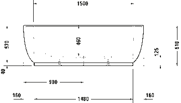 Luv Bathtub by Duravit - view 7
