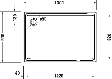 Starck Slimline Shower tray by Duravit - view 4
