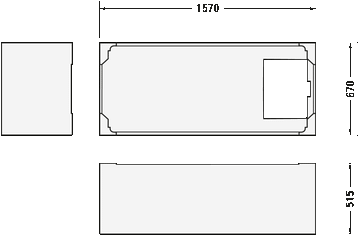 D-Code Bathtub support by Duravit - view 3