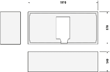 Happy D.2 Bathtub by Duravit - view 5