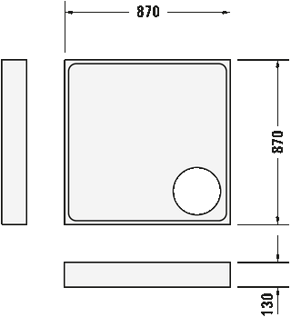 Starck Slimline Shower tray by Duravit - view 7