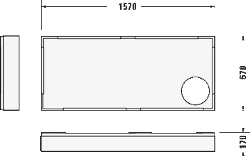 D-Code Shower tray by Duravit - view 5