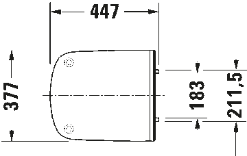 DuraStyle Toilet seat Vital by Duravit - view 4