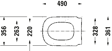 D-Code Toilet seat Vital by Duravit - view 4