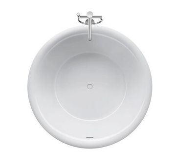 White Tulip Bathtub by Duravit - view 3