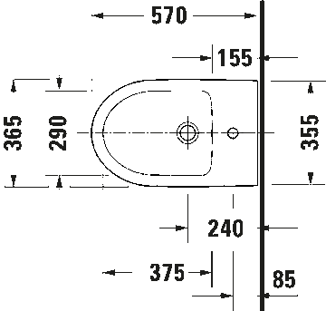 Duravit No.1 Floorstanding bidet by Duravit - view 5