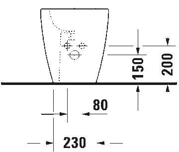 Bento Starck Box Floorstanding bidet by Duravit - view 4