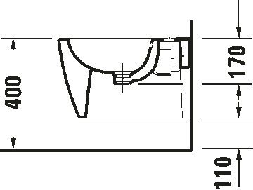 Soleil by Starck Wall-mounted bidet Compact by Duravit - view 4