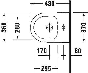 Soleil by Starck Wall-mounted bidet Compact by Duravit - view 5