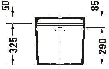 D-Code Cistern by Duravit - view 3