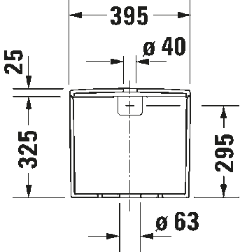 ME by Starck Cistern by Duravit - view 3
