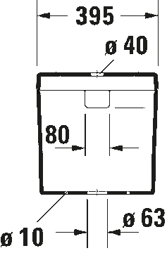 Happy D.2 Cistern by Duravit - view 5