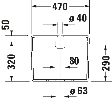 Starck 3 Cistern by Duravit - view 3