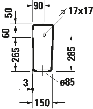 D-Code Cistern by Duravit - view 5