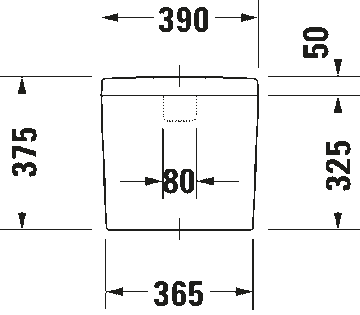 D-Code Cistern by Duravit - view 3