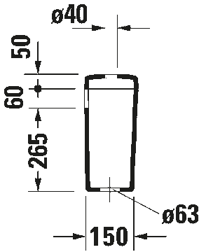 D-Code Cistern by Duravit - view 4