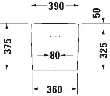 D-Code Cistern by Duravit - view 3