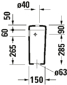 D-Code Cistern by Duravit - view 4