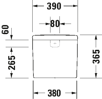 Starck 3 Cistern by Duravit - view 4