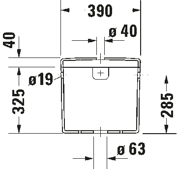 Starck 3 Cistern by Duravit - view 3