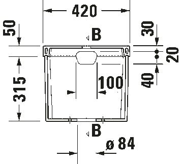 1930 Series Cistern by Duravit - view 3