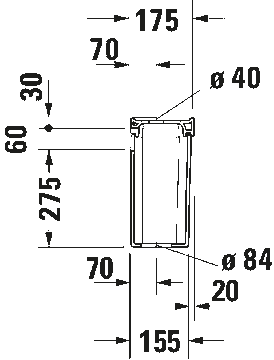 1930 Series Cistern by Duravit - view 5