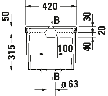 1930 Series Cistern by Duravit - view 3
