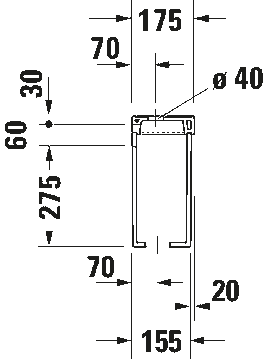 1930 Series Cistern by Duravit - view 5