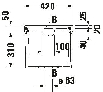 1930 Series Cistern by Duravit - view 3