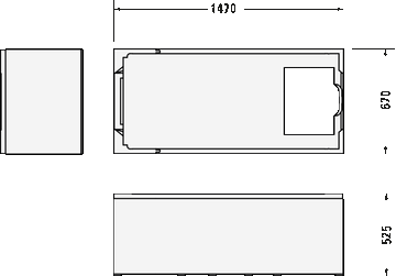 Duravit No.1 Bathtub support by Duravit - view 3