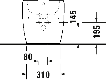 Qatego Floorstanding bidet by Duravit - view 6