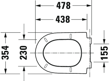 Qatego Toilet seat by Duravit - view 7