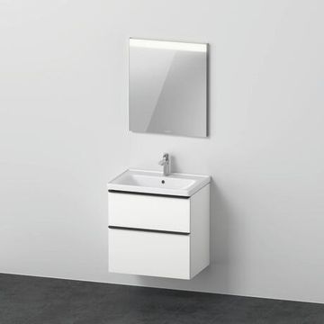 D-Neo Furniture washbasin with vanity unit and mirror by Duravit
