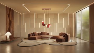 LUMOMESH - Acoustic ceiling panel by ECOcero