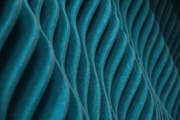 WAVES - Acoustic ceiling panel by ECOcero