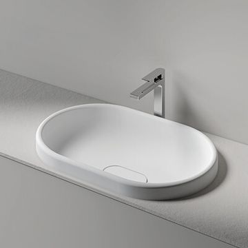 Apollo75: lavabo incasso soprapiano di design by Edoné by Agorà