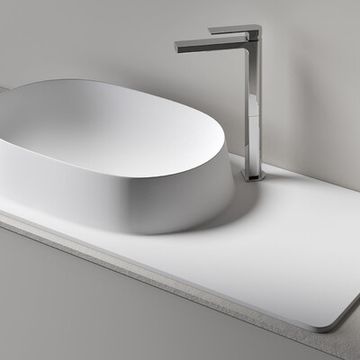Caldera: lavabo in appoggio di design by Edoné by Agorà