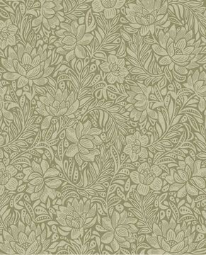 POSY 316024 - Green wallpaper by Eijffinger