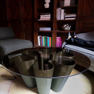 Anemone Coffee Table Olive by Ekbacken Studios - view 3