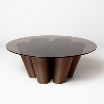 Anemone Coffee Table Chocolate by Ekbacken Studios - view 2