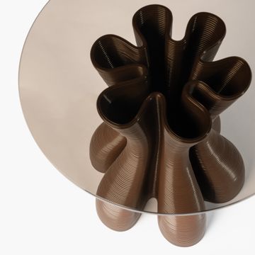 Anemone Side Table Chocolate by Ekbacken Studios - view 3