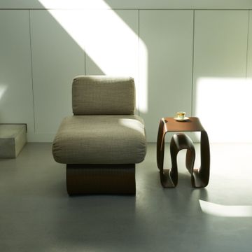 Eel Lounge Chair Chocolate by Ekbacken Studios - view 3