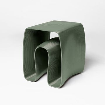 Eel Side Table Olive by Ekbacken Studios - view 2