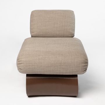 Eel Lounge Chair Chocolate by Ekbacken Studios - view 4