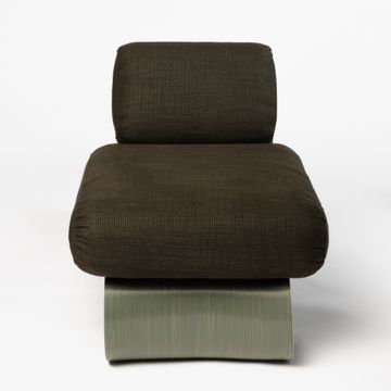 Eel Lounge Chair Olive by Ekbacken Studios - view 4