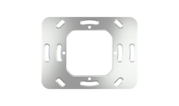 Supporto di montaggio rettangolare (dispositivi serie 20venti, FF e 71) by EKINEX