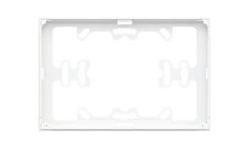 Rectangular adapter - white by EKINEX