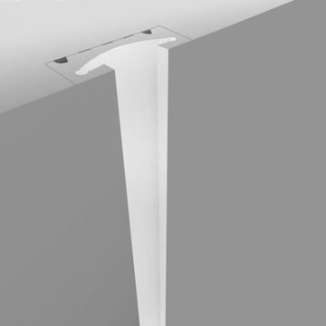 EL2106 Gola di luce verticale a incasso nel cappotto termico by Eleni Lighting