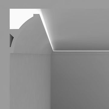 EL708 Gola luminosa stondata per luce diffusa led a soffitto by Eleni Lighting